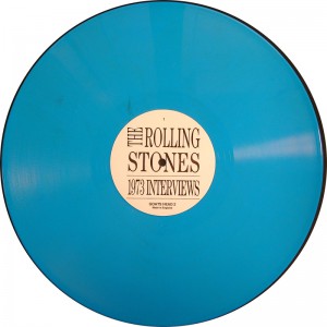 ROLLING STONES 1973 Interviews (Goats Head – GOATSHEAD 2) UK blue color vinyl LP (Interview / Non-Music)